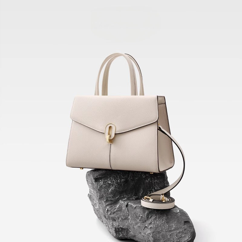 1099 genuine leather solid handbag