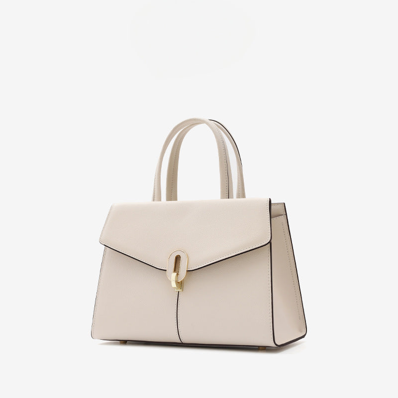 1099 genuine leather solid handbag
