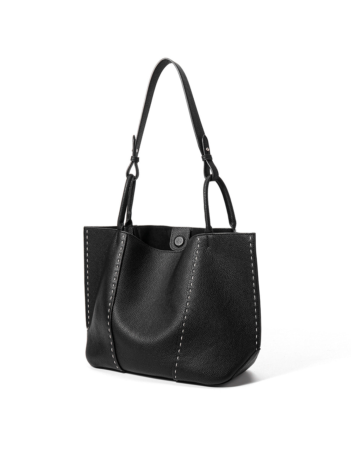2346 black cowhide large totes