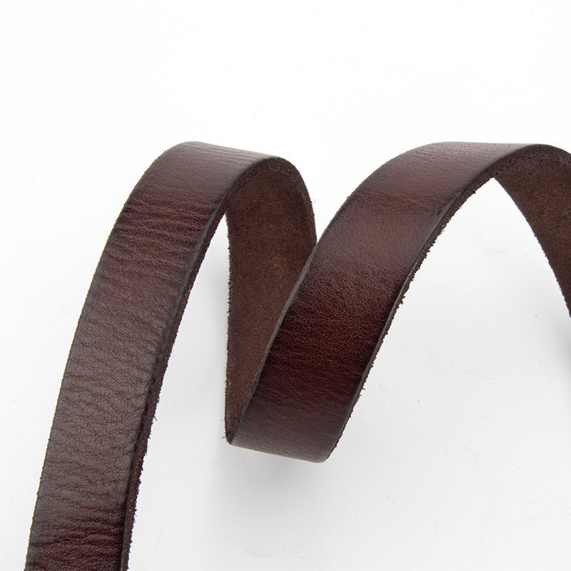 1511 genuine leather 2.5cm wide belt