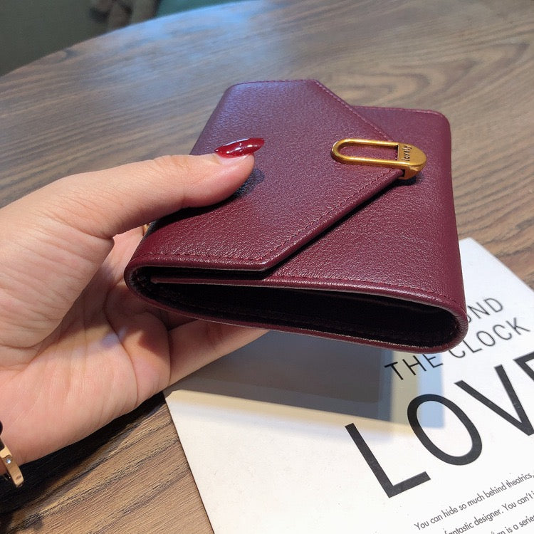 1333 genuine leather 3fold wallet