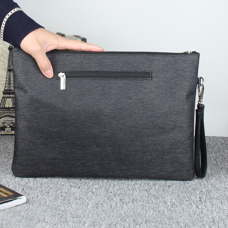 2353 canvas large clutch for men