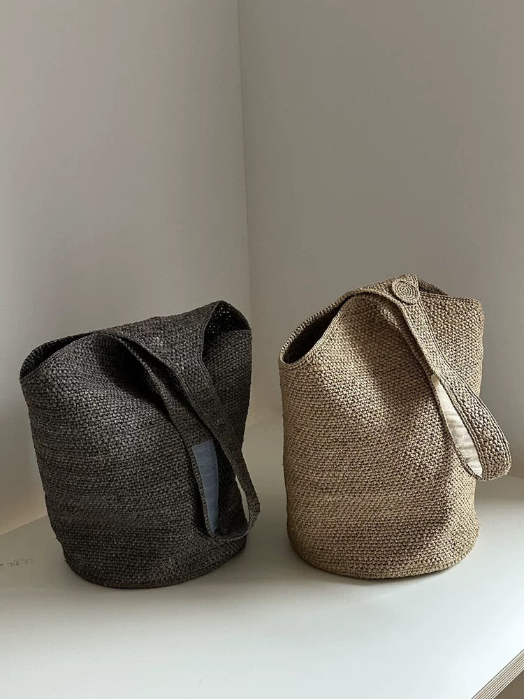 170 large raffia beach bag for women