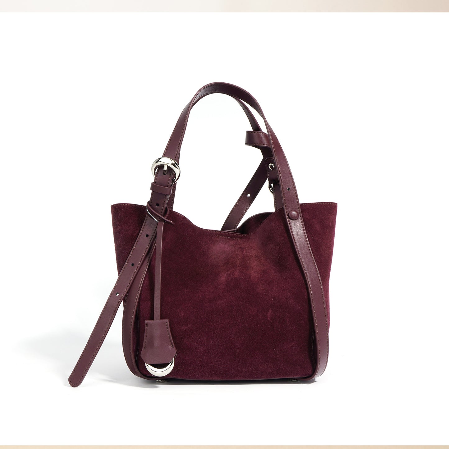 1170 2pcs/set suede leather handbag