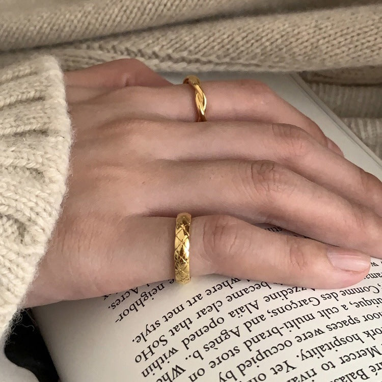 2105 S925 opening rings for women