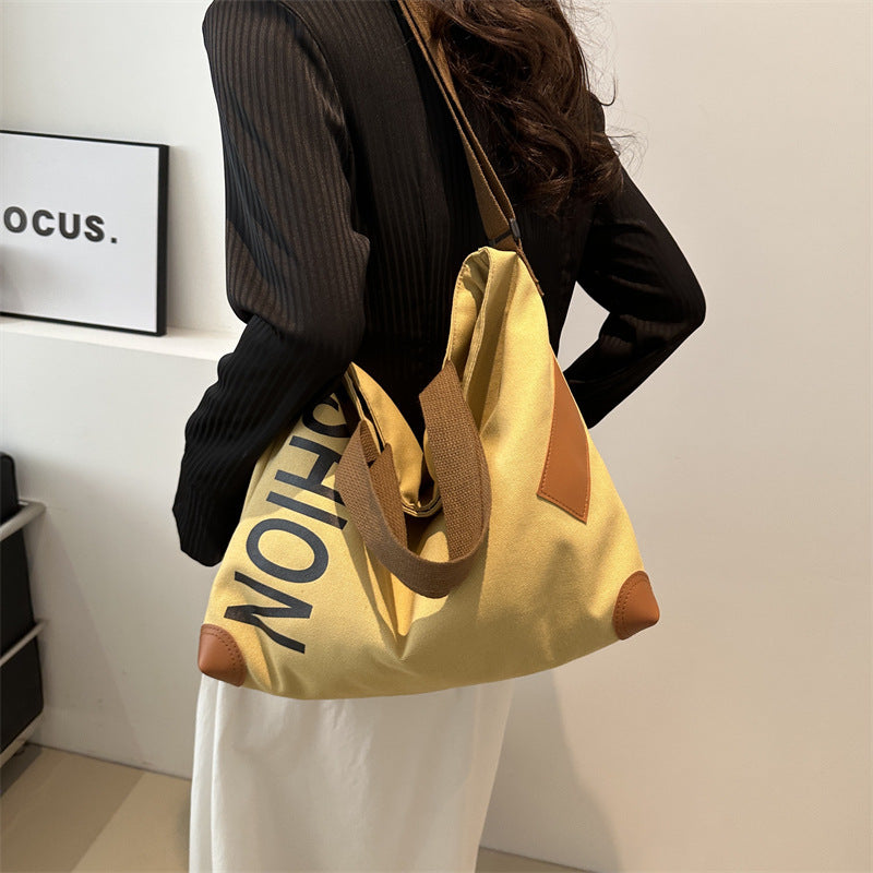 2124 large capacity cavas handbag