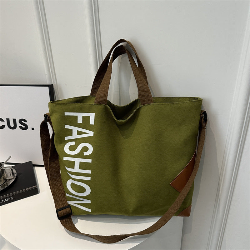 2124 large capacity cavas handbag