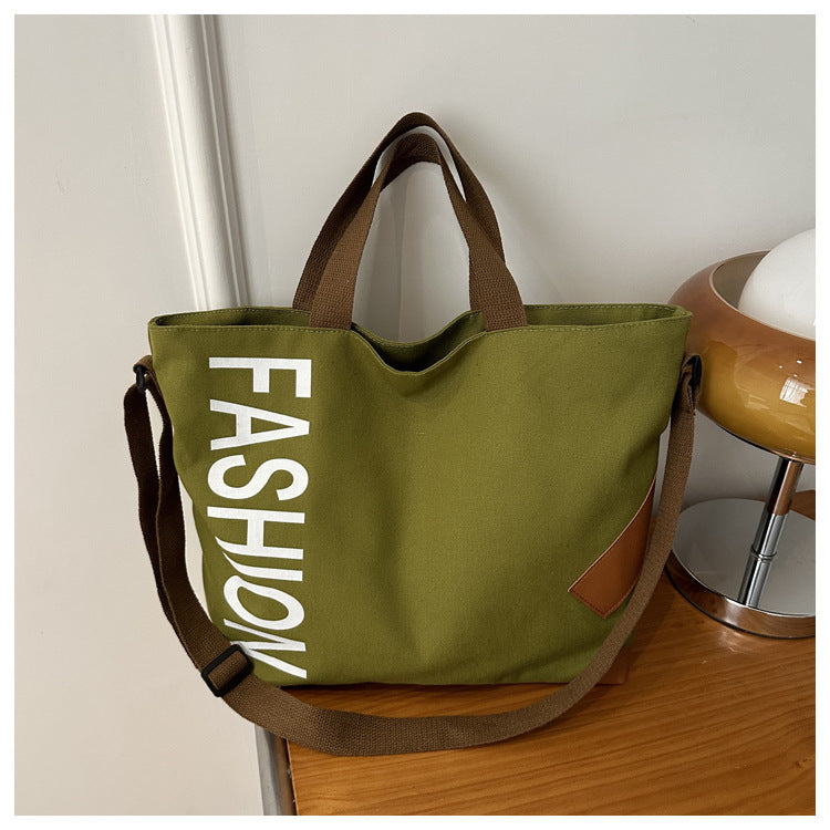 2124 large capacity cavas handbag