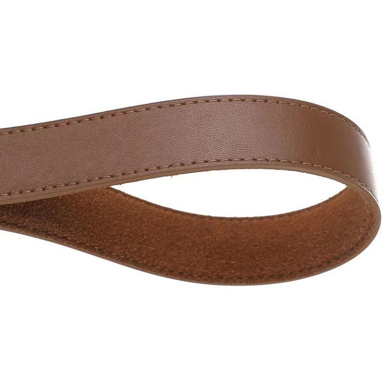 2157 suede leather belt