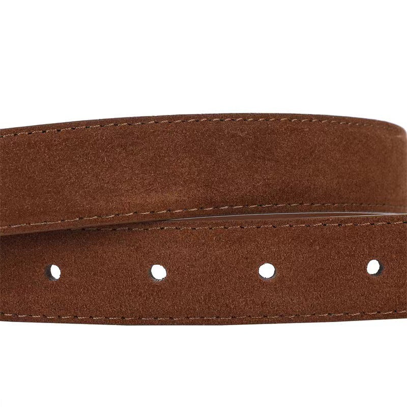 2157 suede leather belt