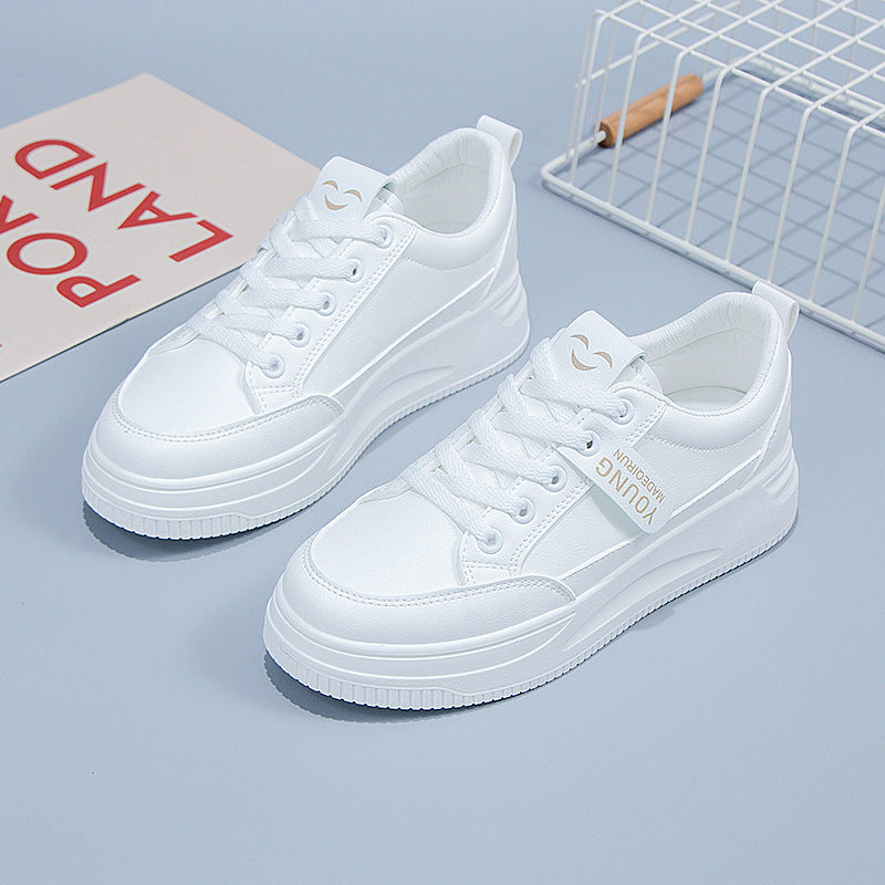 2175 White genuine leather sneaker