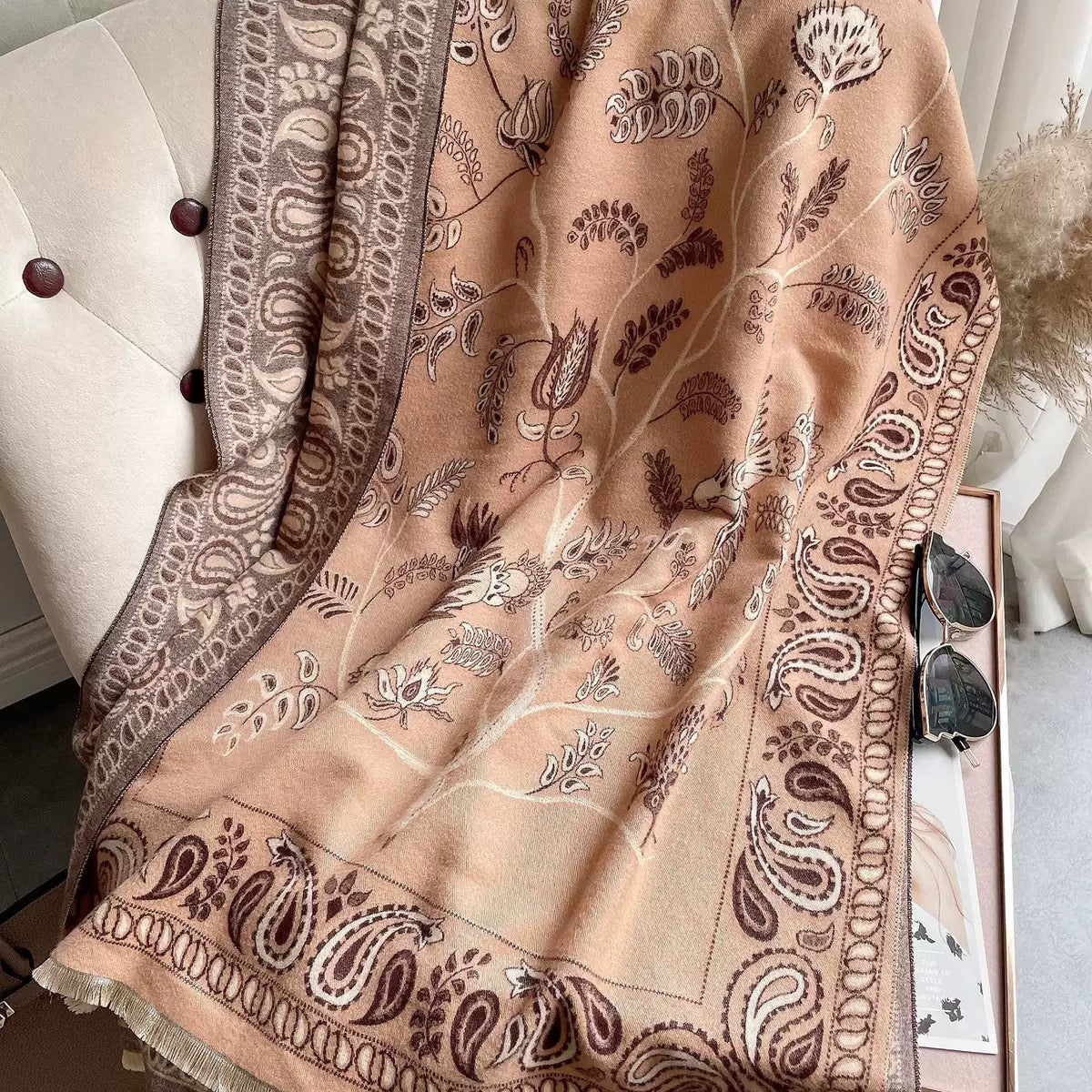 2396 Long women cashmere scarf