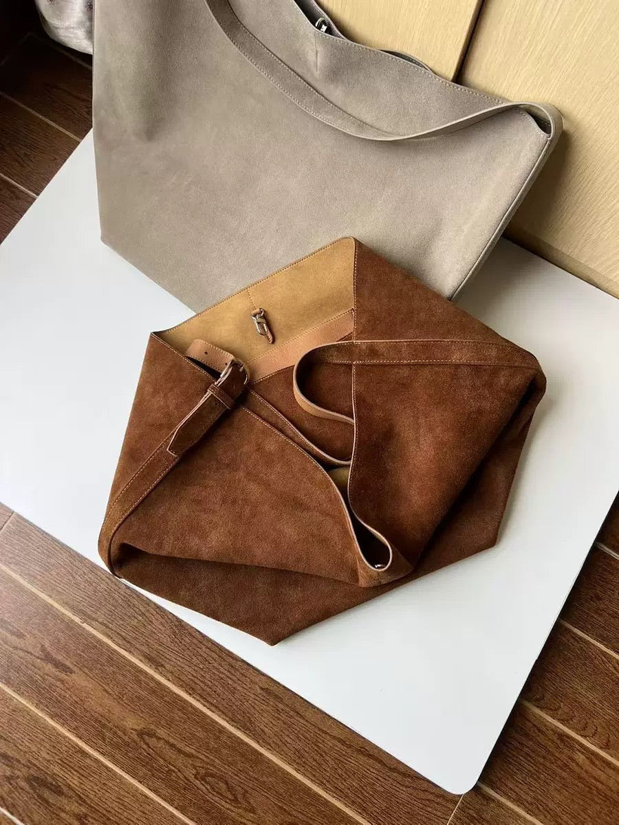 2773 large handbag in suede