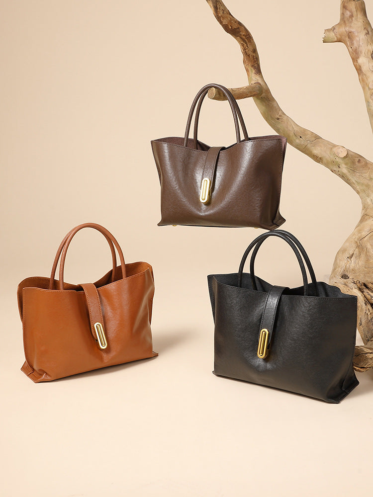 DV-1 classic cowhide handbag