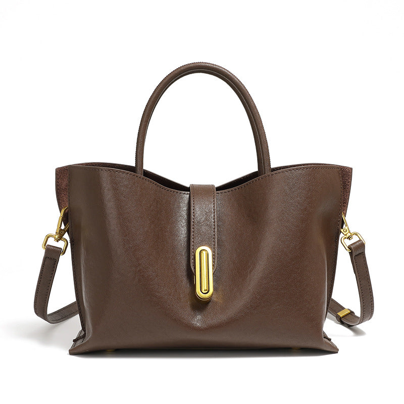 DV-1 classic cowhide handbag