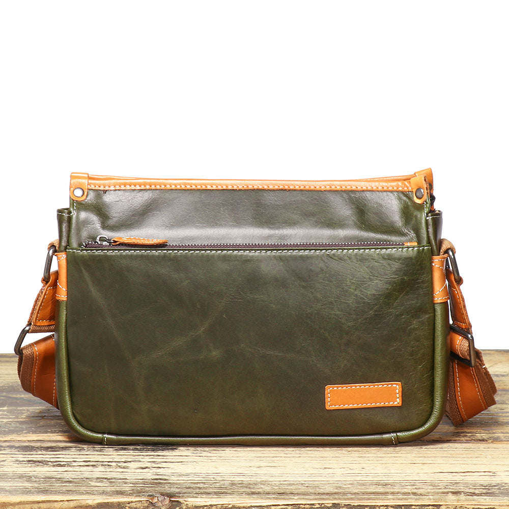 2192-1 oil wax messenger bag