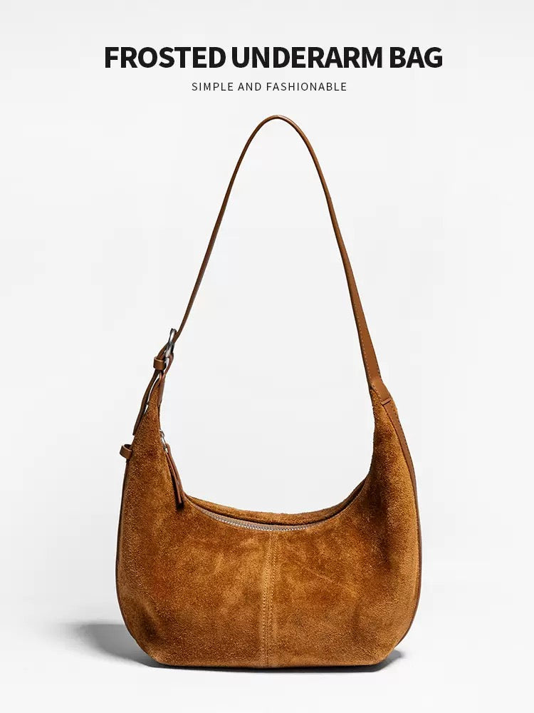 2778 large hobo in suede