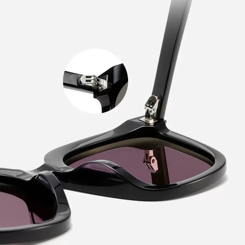 2416 square frame nylon lenes UV protect sunglass