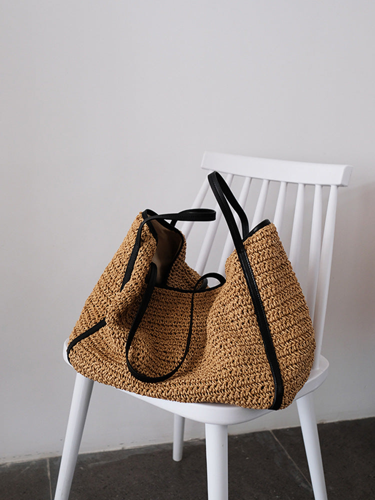 1495 raffia beach bag