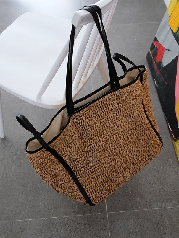 1495 raffia beach bag