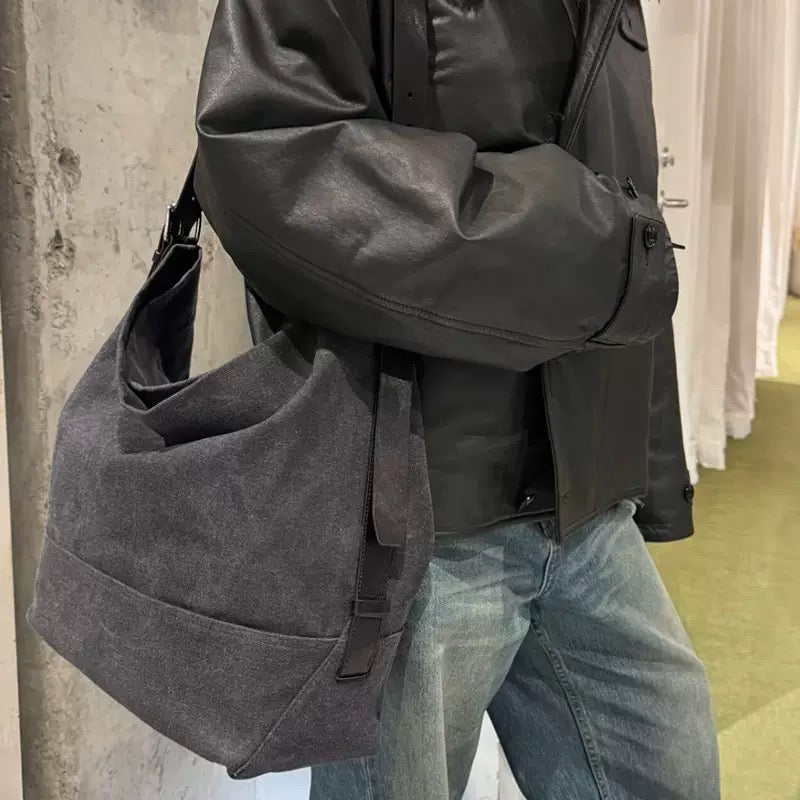 2420 canvas large shoulder bag