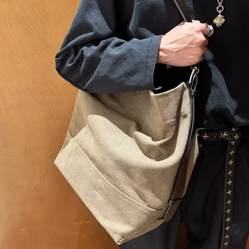 2420 canvas large shoulder bag