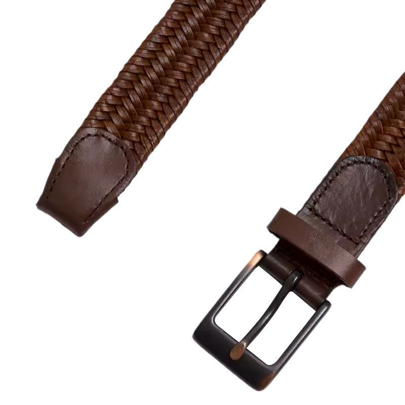2198 vintage weave leather belt