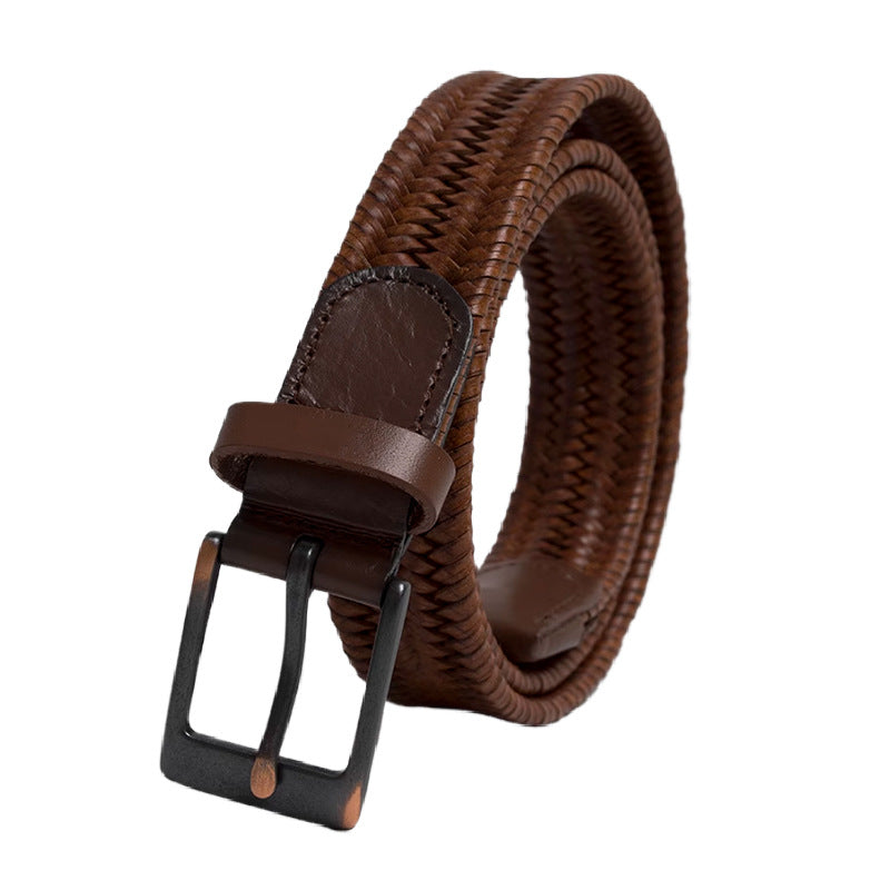 2198 vintage weave leather belt