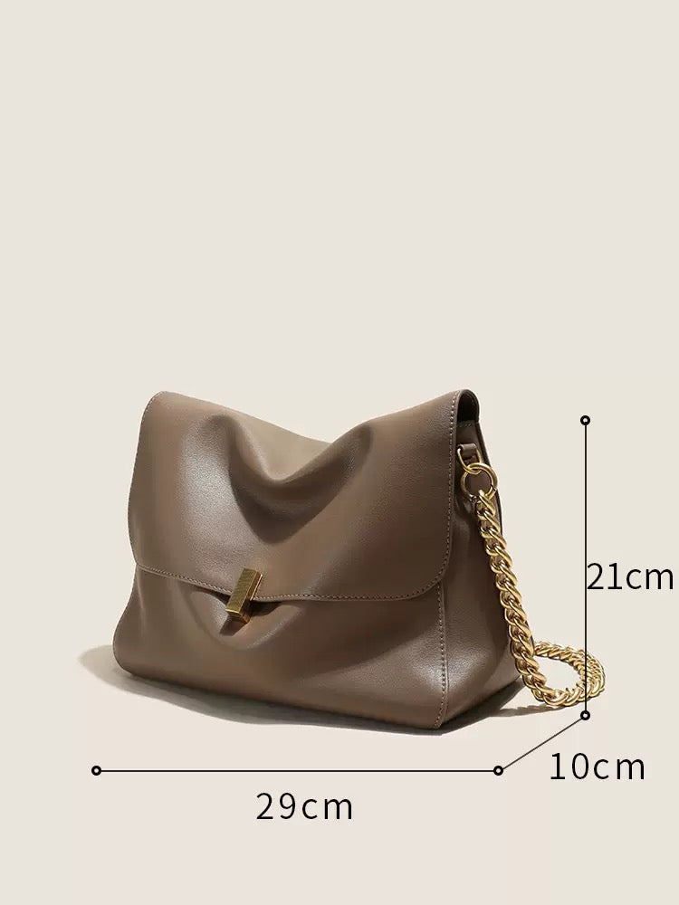 2809 large flap handbag for women