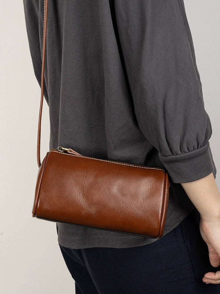 2007-1 genuine leather women boston bag