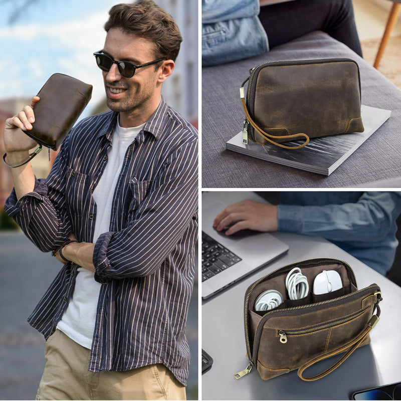2258 men's clutch wrist bag