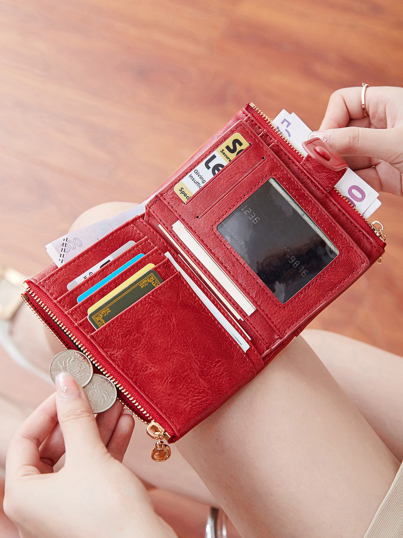 2275 3 fold short wallet
