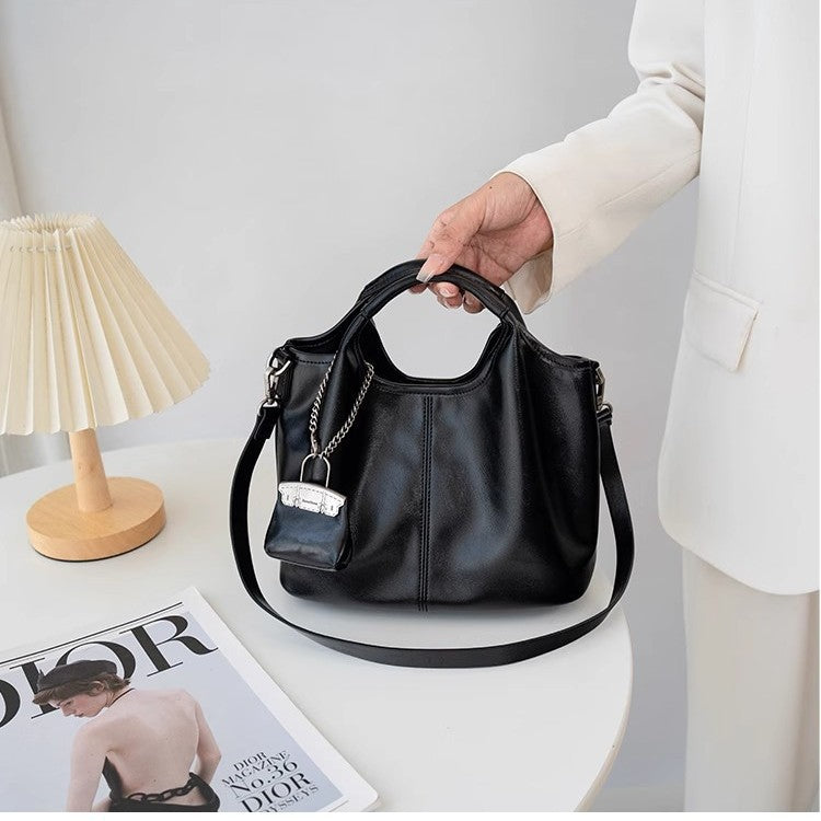 1512 genuine leather vintage handbag