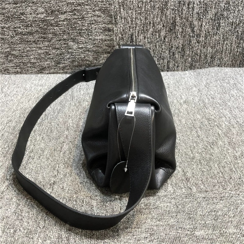 1774 Solid Cowhide Crossbody Bag For Women