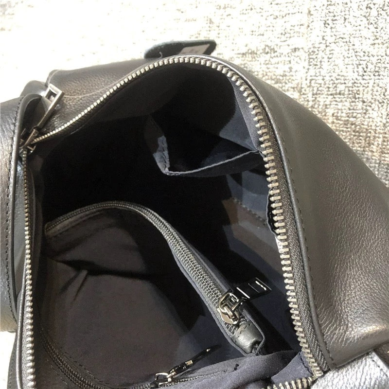 1774 Solid Cowhide Crossbody Bag For Women