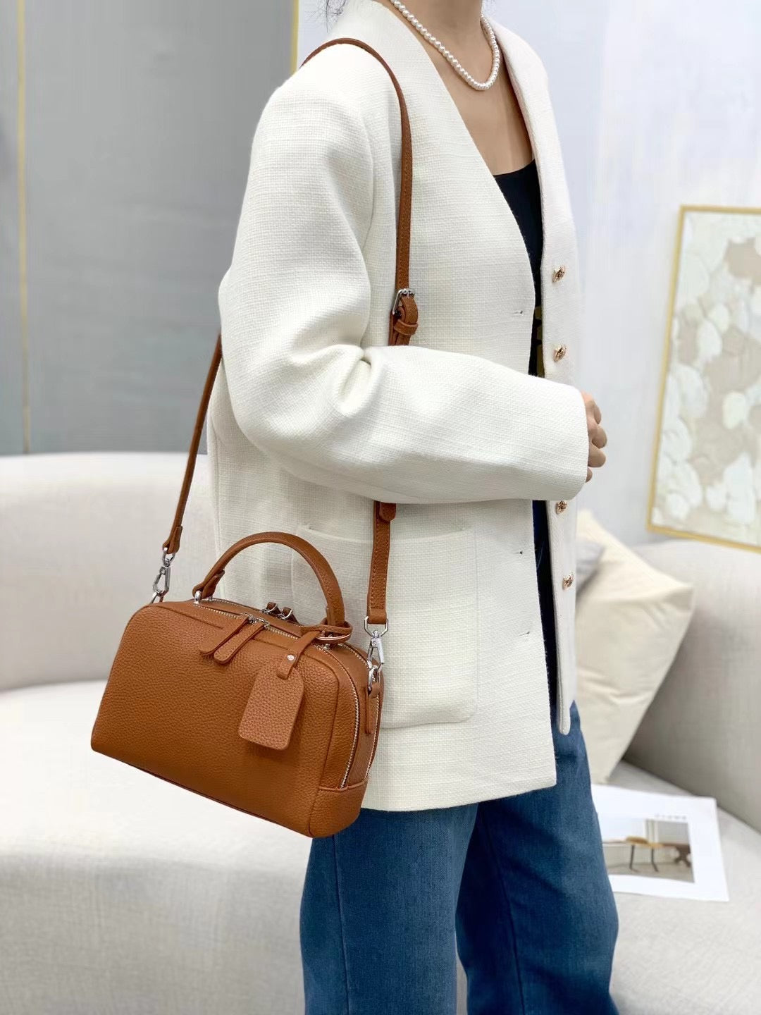 1239 Leather Handbag