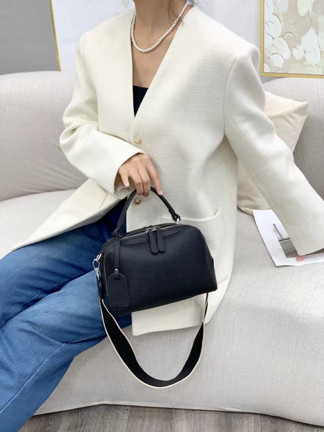 1239 Leather Handbag