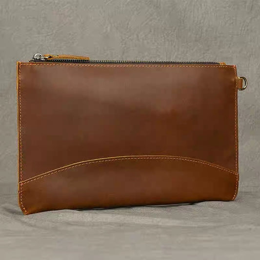 1902 customized unisex leather clutch