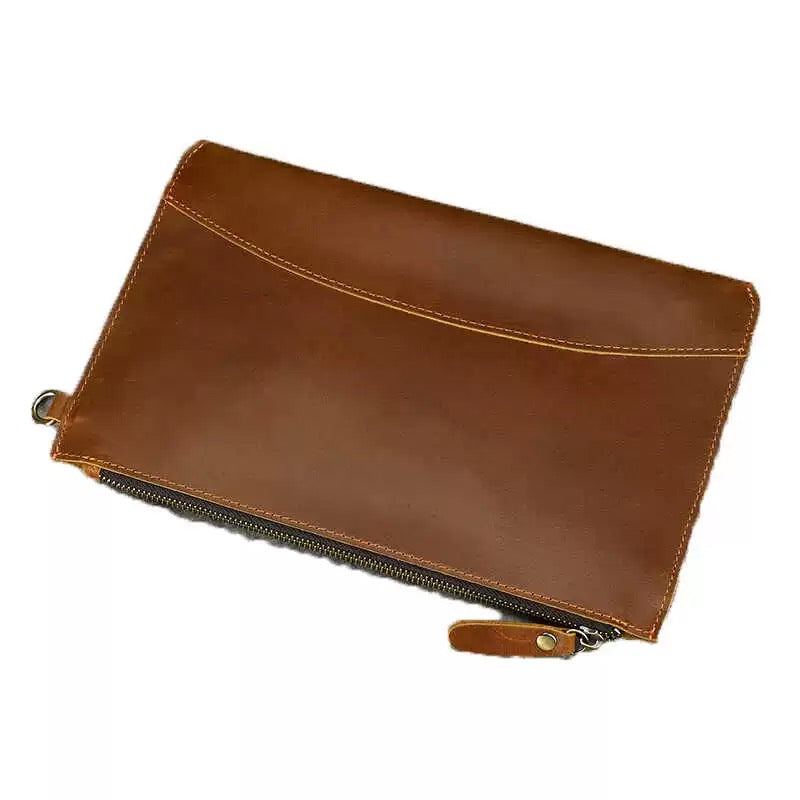 1902 customized unisex leather clutch