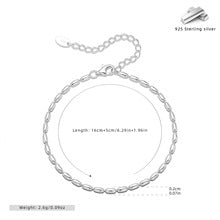 2702 925silver bead chain bracelet