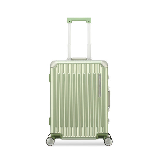 2091- 20inches aluminium suitcase 8 wheel rotating trolley case