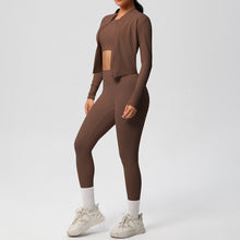 2672 yoga top and leggings set