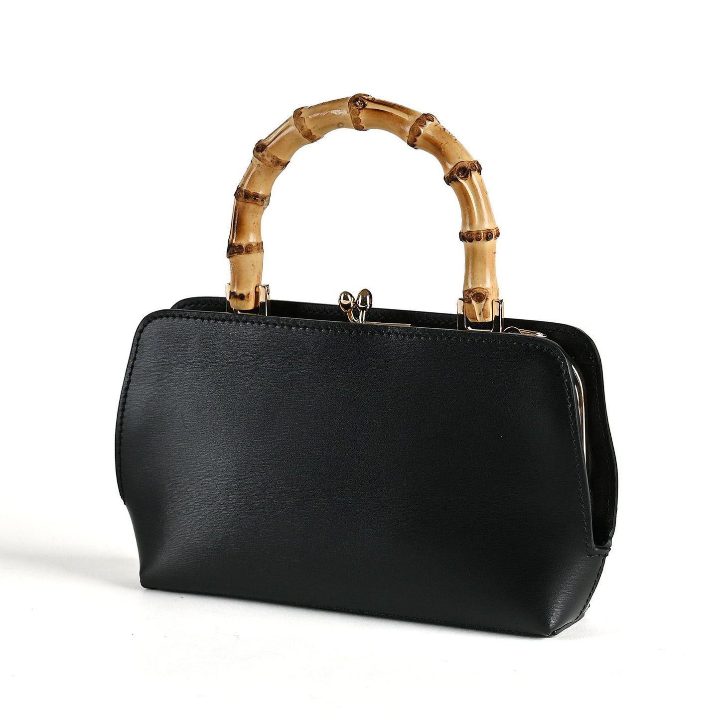 1626 fashion style bamboo handle mini handbag