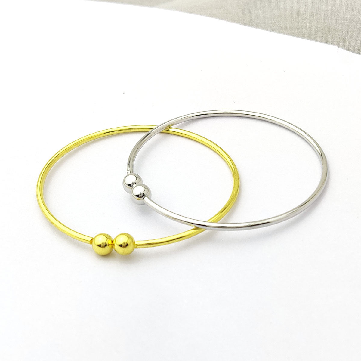 1929 plated silver bracelet adjustable bangle