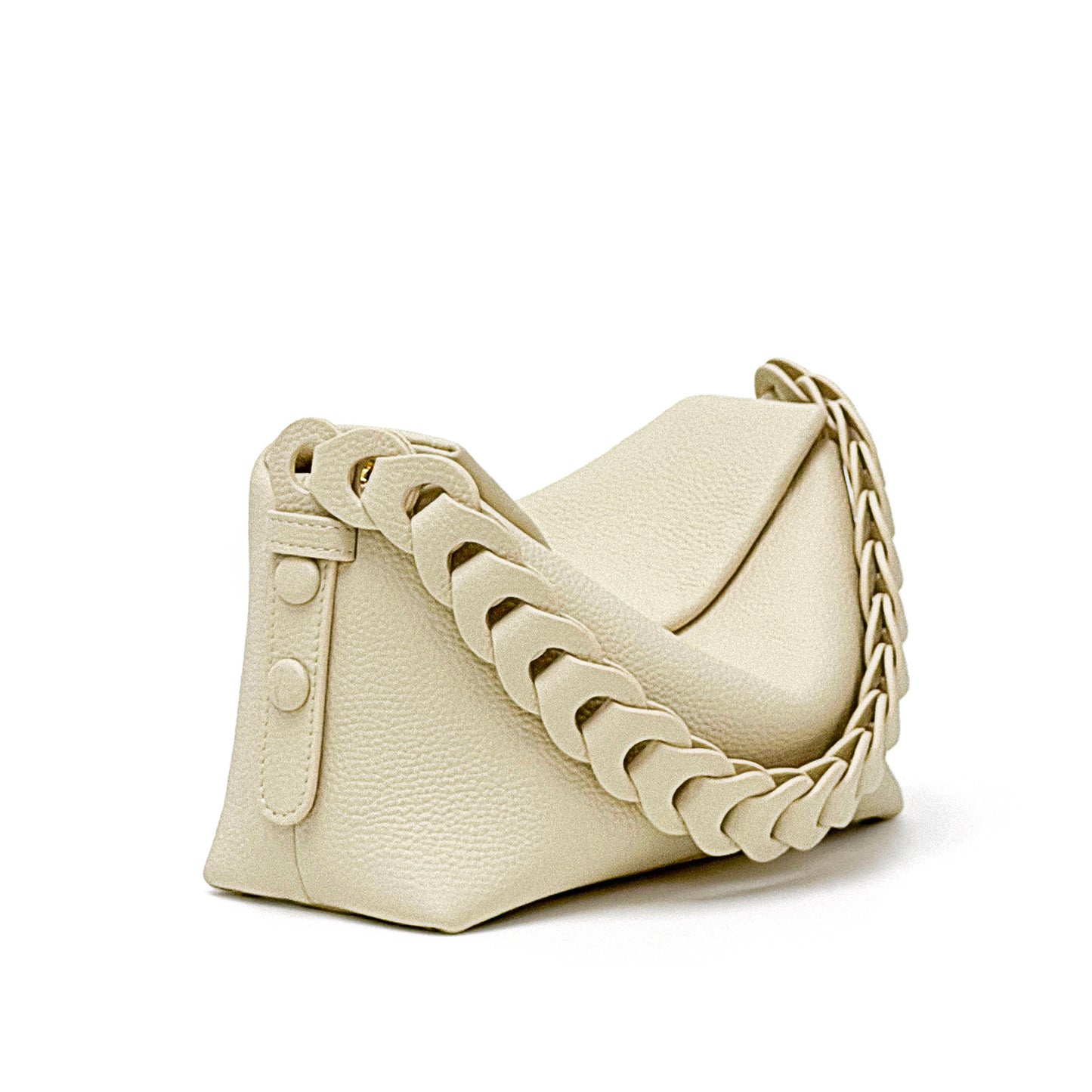 1846 cowhide weave shoulder bag