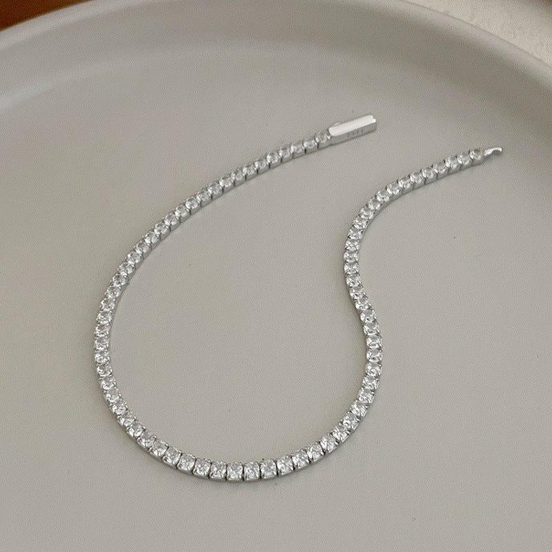 2358 S925 rhinestone shiny bracelet