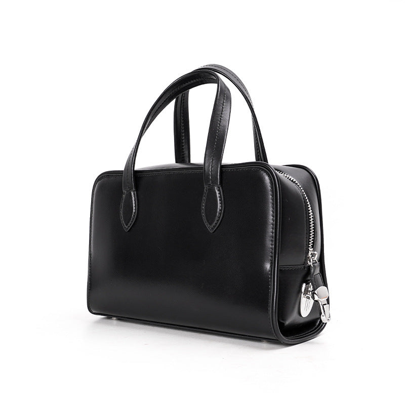 1730 genuine leather boston ol handbag