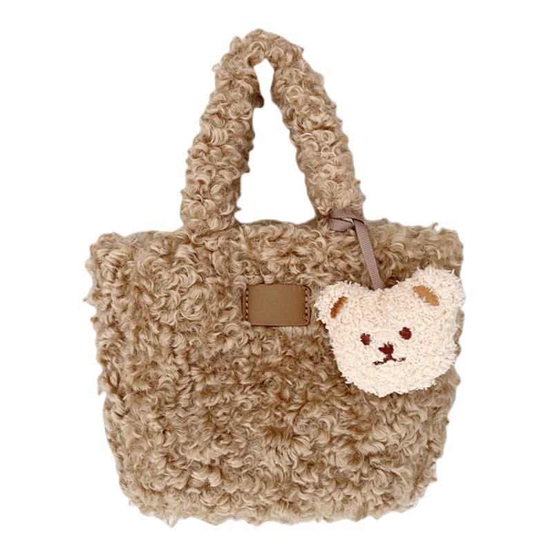 1918 mini lamb wool handbag