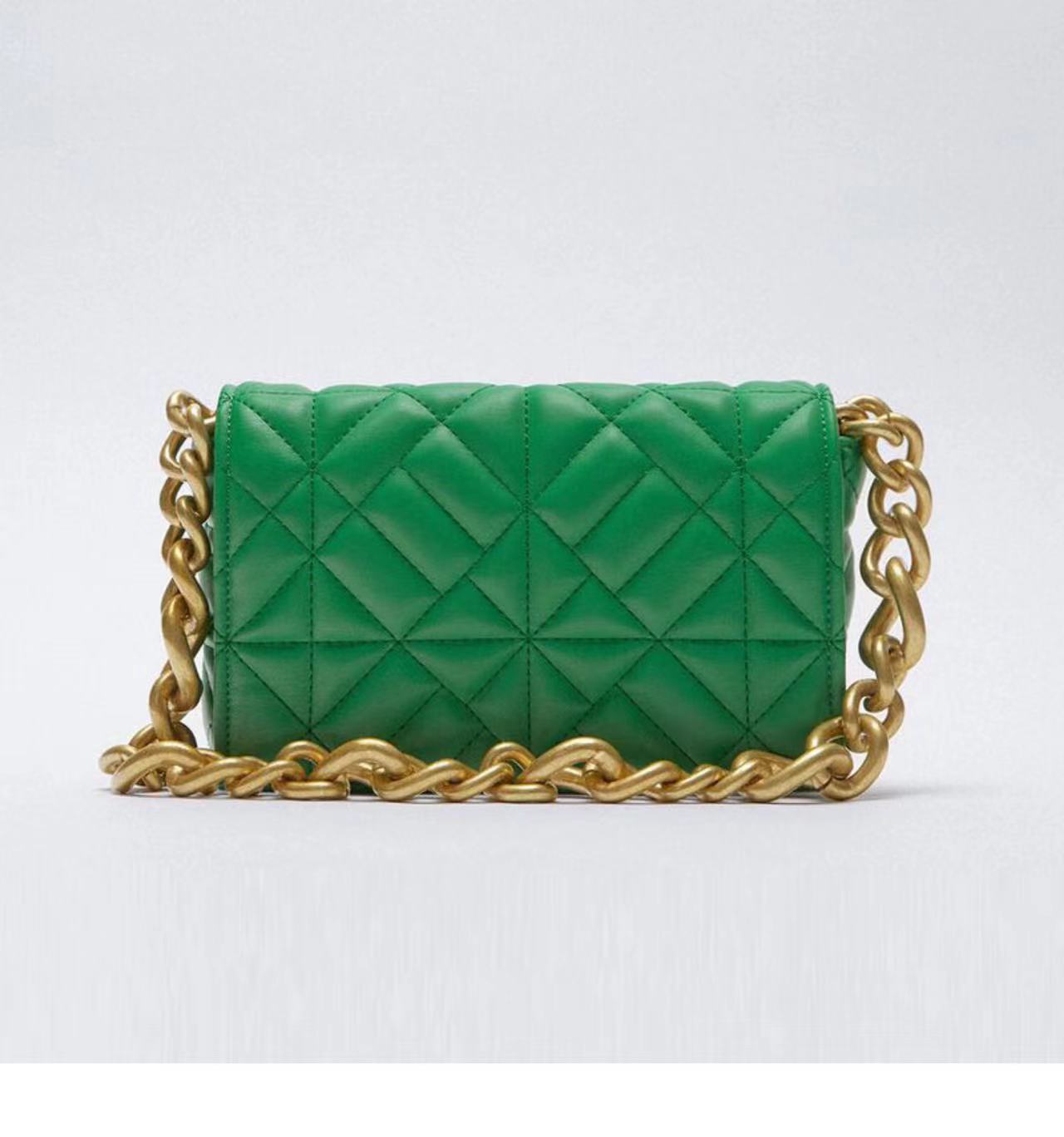 1637 Plaid Flap Small Chain Bag