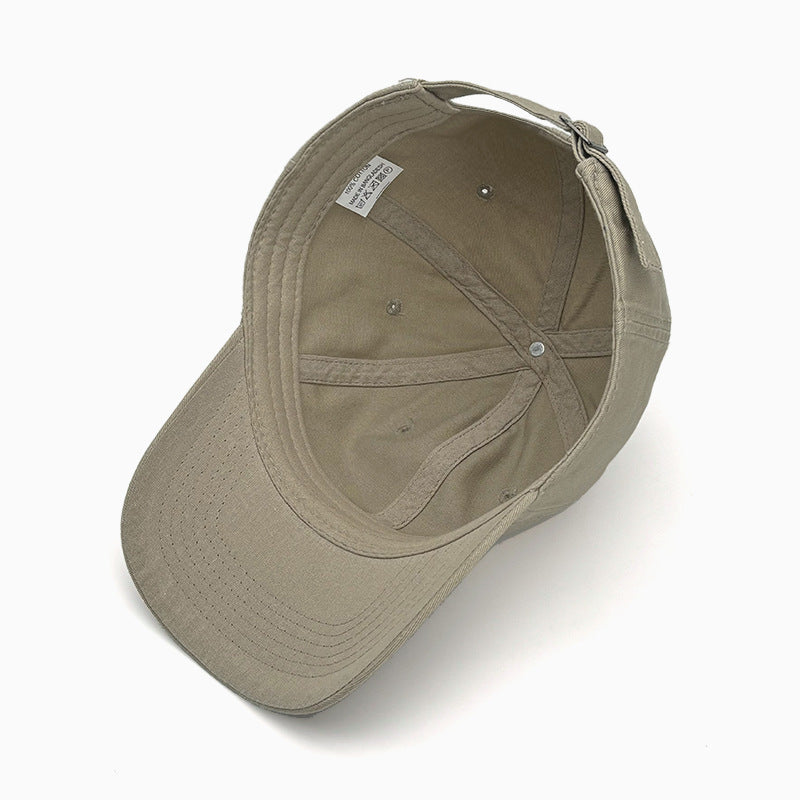 1722 unisex solid cotton baseball cap